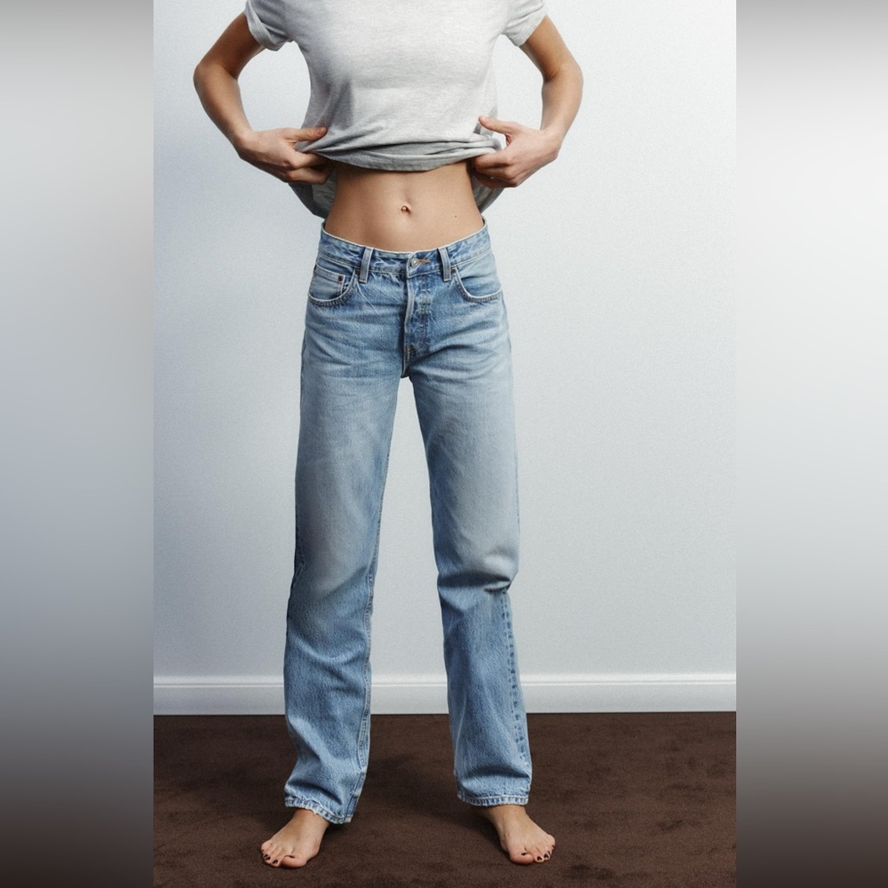 💙NEW ZARA Classic Blue Women's Jeans. - Picture 3 of 6